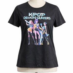 Netflix KPOP Demon Hunters Graphic T-Shirt — Black (Medium) NWT